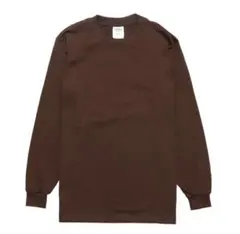 Shaka Wear ヘビーウェイト ロンT　無地7.5オンス ブラウン