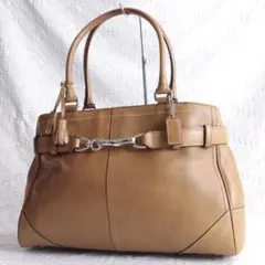 美品！COACH　ハンドバッグ　オールレザー　ハンプトンズ　肩掛け可能