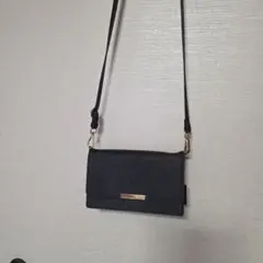 a.v.v ショルダーバッグ ショルダー財布 黒
