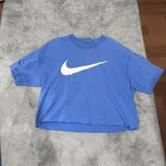 Nike クロップドTシャツ 青