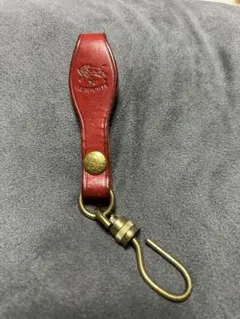 【匿名配送】イルビゾンテ　キーリング　レッド　赤