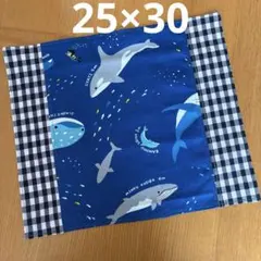 ランチョンマット25×30 くじら　ジンベエザメ　イルカ