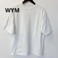 WYM Tシャツ　半袖　ホワイト　オーバーサイズ M 綿100%