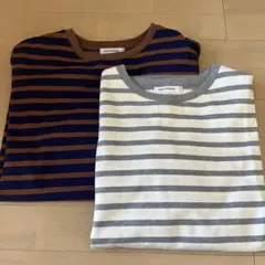 URBAN RESEARCHボーダーTシャツセット　サイズ40（L相当）のサムネイル
