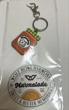 wolf howl harmony ラバーキーホルダー　ラベルステッカーセット