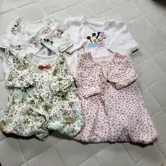 ベビー肌着 2枚 ロンパース 2枚セット60～70のサムネイル