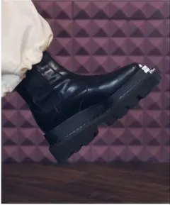 MAISON SPECIAL ZARA サイドジップ　ブーツ　スクエアトゥ MAISON SPECIAL ZARA サイドジップ ブーツ スクエアトゥ - メルカリ
