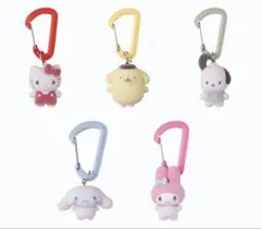 サンリオキャラクターズ　カラフルカラビナ　マスコットチャーム ポムポムプリン