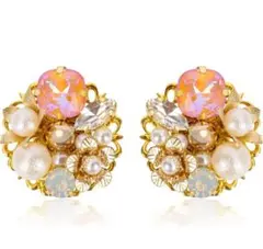 ピアス 汐璃金属アレルギー対応 18金 シルバー925 和風 Ailiou