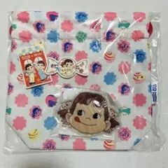 サーティワン 巾着ランチバック 不二家 ペコちゃん ステッカー セット