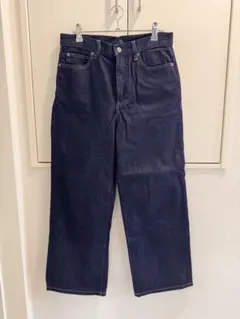 UNIQLO | ワイドストレートジーンズ　NAVY