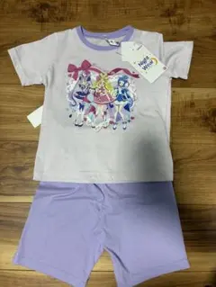 キミとアイドルプリキュア　半袖　パジャマ　パープル