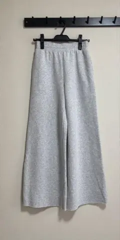 H&MワイドスウェットパンツグレーXS