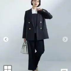 お値下げ✦ダブルジャケット & パンツセット　グリーンレーベルリラクシング