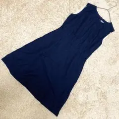 【良品】Theory luxe サンプル品 ノースリーブ ワンピース ネイビー