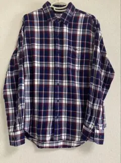 しまむら　CLOSSHI 長袖シャツ　チェック　LL