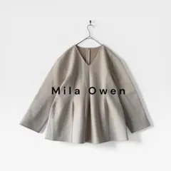 ミラオーウェン　カットソー　へプラム　チュニック　プルオーバー　フレアのサムネイル