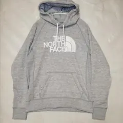 ノースフェイス パーカー グレー Lサイズ サイドリブ