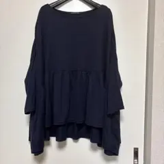 ミズイロインド　コクーンプルオーバー　ニット　オーバーサイズ