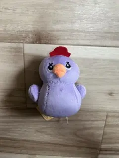 アヒル隊長 マスコット ぬいぐるみ パープル