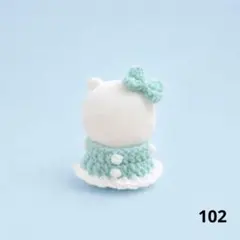 100【ワンピースとリボン/8cmぬい服】 100【ワンピースとリボン/8cmぬい服】 - メルカリ