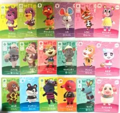 あつまれどうぶつの森amiiboカード　　１８枚