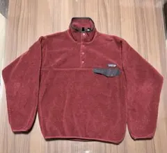 90’s パタゴニア シンチラ スナップT フリースジャマイカ製　ワインレッド