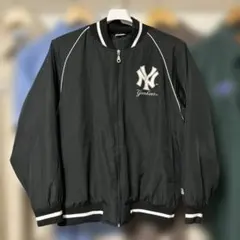 MLB・ニューヨークヤンキース・ジャンパー/ブルゾン/スタジャン・ブラック・M