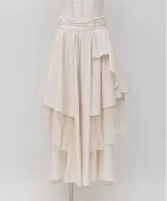 新品未使用タグ付 RANDA アシンメトリーティアードスカート