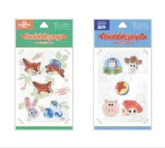 【新作】バブルポップシール ズートピア トイストーリー　2点