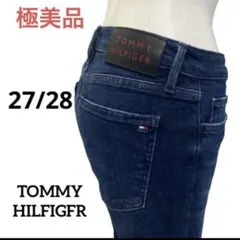 【極美品】　TOMMY HILFIGFR 裾編み上げストレッチデニム　27/28のサムネイル