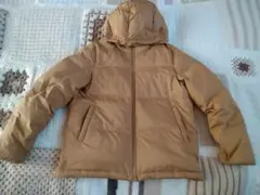 relume フード付きブラウンダウンジャケット