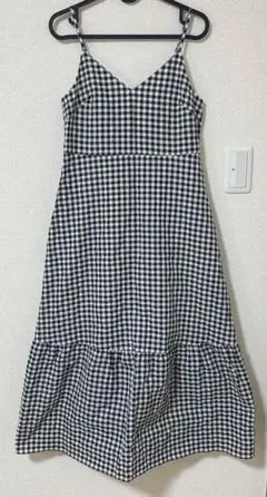 GUギンガムチェックワンピース