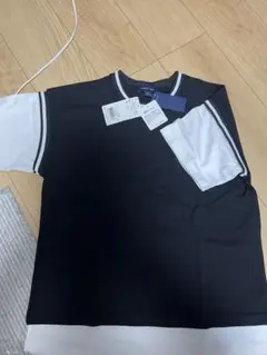 NAUTICA ラウンドネック Tシャツ M 黒/白