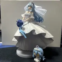 ガ*ト様 雪花ラミィウェディングドレス 1/7フィギュア+ちょこのっこフィギュア
