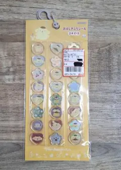 サンスター文具　おはじきふうシール　ポムポムプリン　正規品　シール