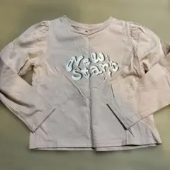 H&M 長袖Ｔシャツ ピンクベージュ　120/130 (6-8歳) 女の子