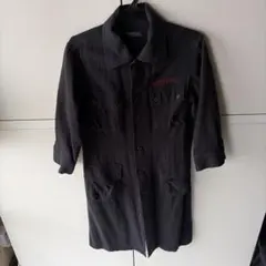 HYSTERIC GLAMOUR 七分袖シャツワンピース ブラック