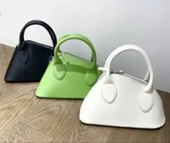 JEANASIS ハンドバッグ ライムグリーンのサムネイル