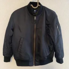 UNIQLO MA-1 キッズジャケット 140 ブラック