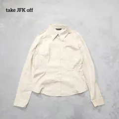 F1-2293【take JFK off】シャツ　レディース　シンプル　綿　9R