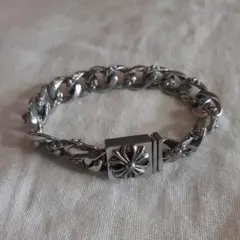 ブレスレット　シルバー　S925刻印あり　クロス　チェーン