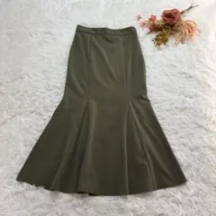 未使用タグ付き GU ジーユー マーメイドスカート L 大きめ ウエストゴム