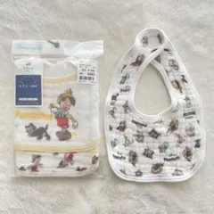 ☆新品&水通しのみ☆ピノキオ スタイ コトリ cottoli ディズニー 3枚
