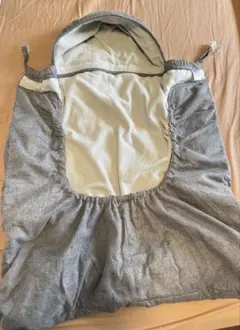 ダウンケープ 抱っこ紐ケープ 防寒 グレー