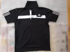 adidas CLIMA LITE ブラックポロシャツ M