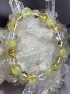 天然石デザインブレスレット イエロー