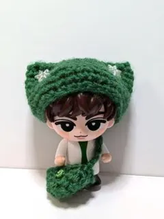冬物最終お値下げ ソフビ すのチル ニット帽とポシェット 阿部亮平君