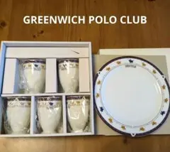 GREENWICH POLO CLUB　カップ　5個　プレート大皿セットのサムネイル