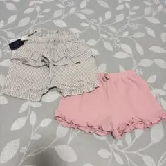 フリル付き半ズボン2点セット